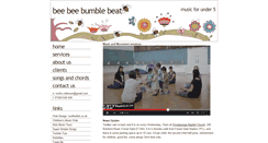Desktop Screenshot of beebeebumblebeat.co.uk